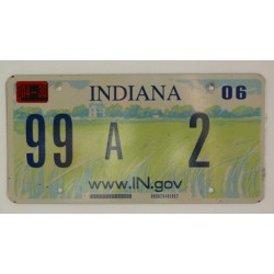 Americká spz Indiana