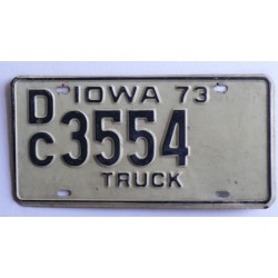 Americká SPZ Iowa truck .73