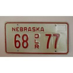 Americká spz Nebraska 
