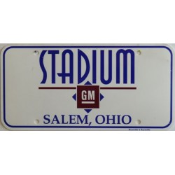 Americká reklamní SPZ prodejců automobilů STADIUM