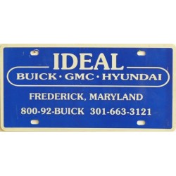 Americká reklamní SPZ prodejců automobilů IDEAL