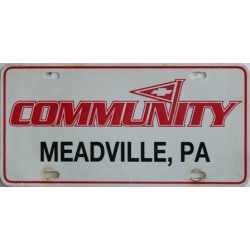 Americká reklamní SPZ prodejců automobilů COMMUNITY