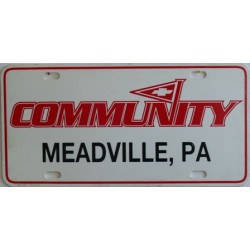 Americká reklamní SPZ prodejců automobilů COMMUNITY