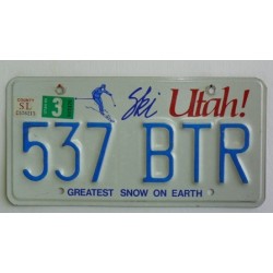 Americké SPZ Utah pár 