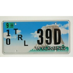 Americká SPZ Wyoming