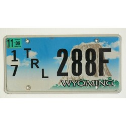 Americká SPZ Wyoming