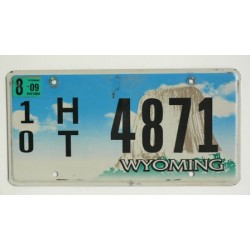 Americká SPZ Wyoming