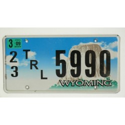 Americká SPZ Wyoming