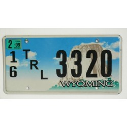 Americká SPZ Wyoming