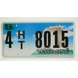 Americká SPZ Wyoming