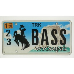 Americká SPZ Wyoming vanity