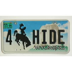 Americká SPZ Wyoming vanity