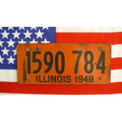 Americká historická spz Illinois ze sololitu  1948