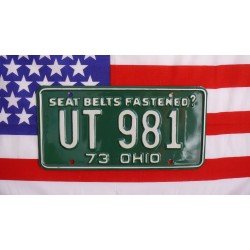 Americká SPZ Ohio Historická 1973