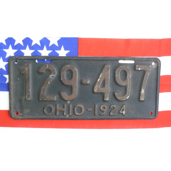 Americká spz  Ohio historická 1924