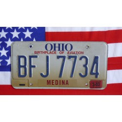 Americká SPZ Ohio 