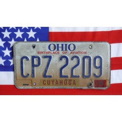 Americká SPZ Ohio 