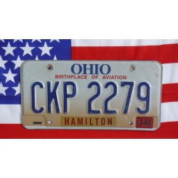 Americká SPZ Ohio 