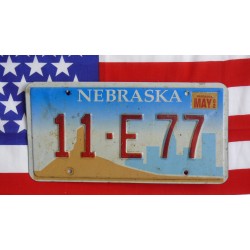 Americká spz Nebraska 