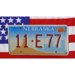 Americká spz Nebraska 
