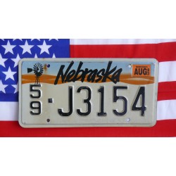 Americká spz Nebraska 