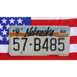 Americká spz Nebraska 