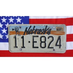 Americká spz Nebraska 