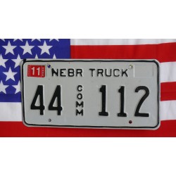 Americká spz Nebraska 