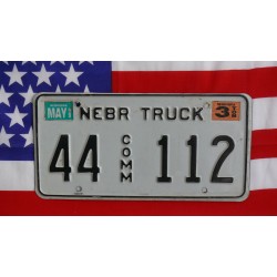 Americká spz Nebraska 