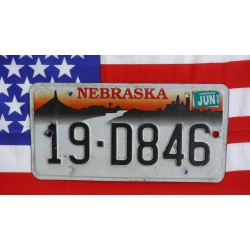 Americká spz Nebraska 