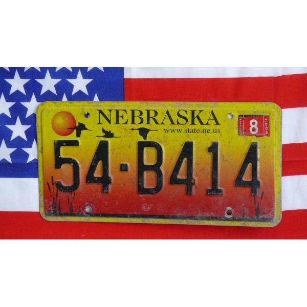 Americká spz Nebraska 54