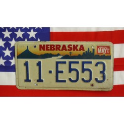 Americká spz Nebraska 