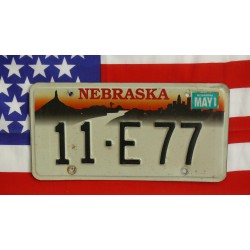 Americká spz Nebraska 