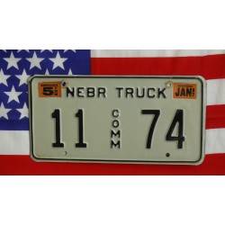 Americká spz Nebraska 