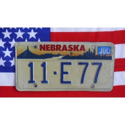 Americká spz Nebraska 