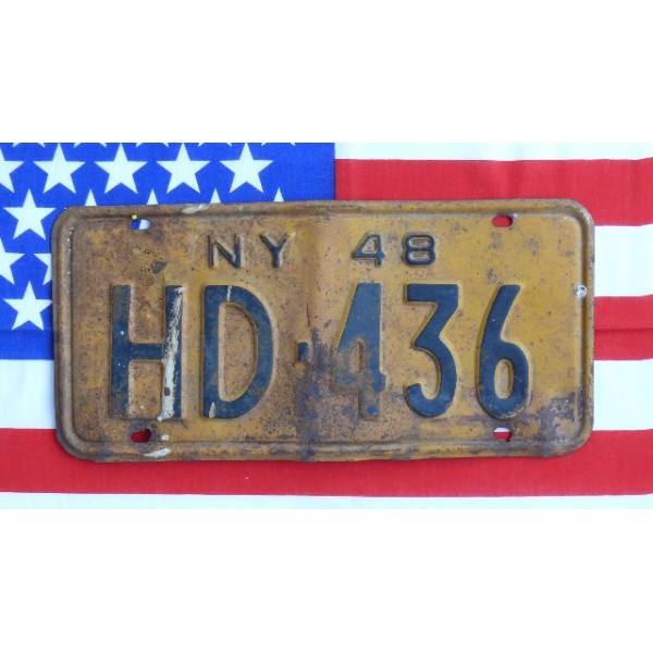 Americká SPZ New York historická HD 1948