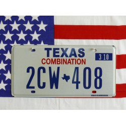 Americká SPZ Texas