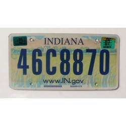 Americká spz Indiana