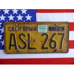 Americká SPZ California historická 1956