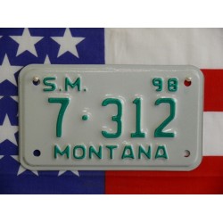 Americká Moto SPZ Montana 1998