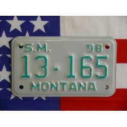 Americká Moto SPZ Montana 1998