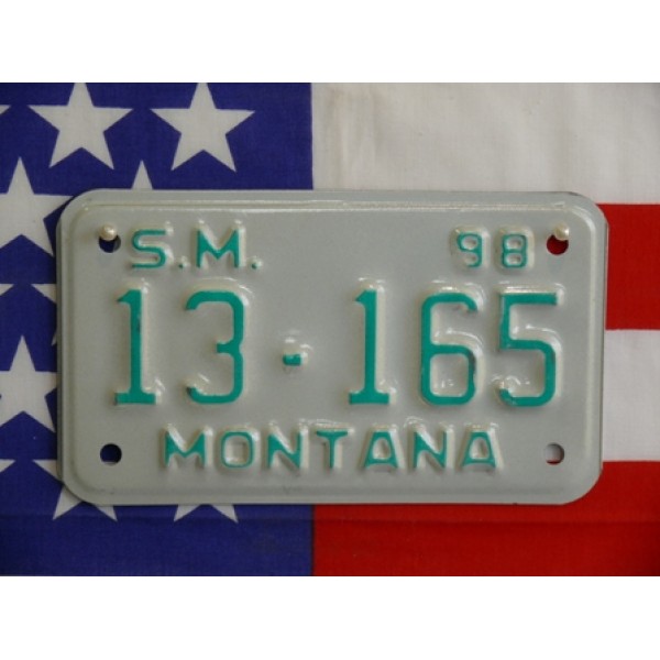Americká Moto SPZ Montana 1998