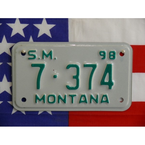 Americká Moto SPZ Montana 1998