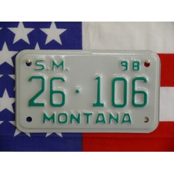 Americká Moto SPZ Montana 1998