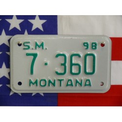 Americká Moto SPZ Montana 1998
