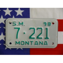 Americká Moto SPZ Montana 1998