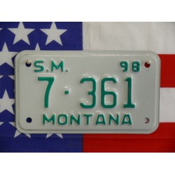 Americká Moto SPZ Montana 1998