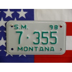 Americká Moto SPZ Montana 1998