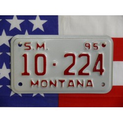 Americká Moto SPZ Montana 1995