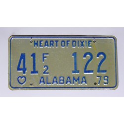 Americká SPZ Alabama